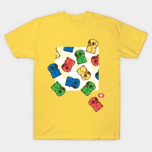 Falling Gummy Puglie T-Shirt